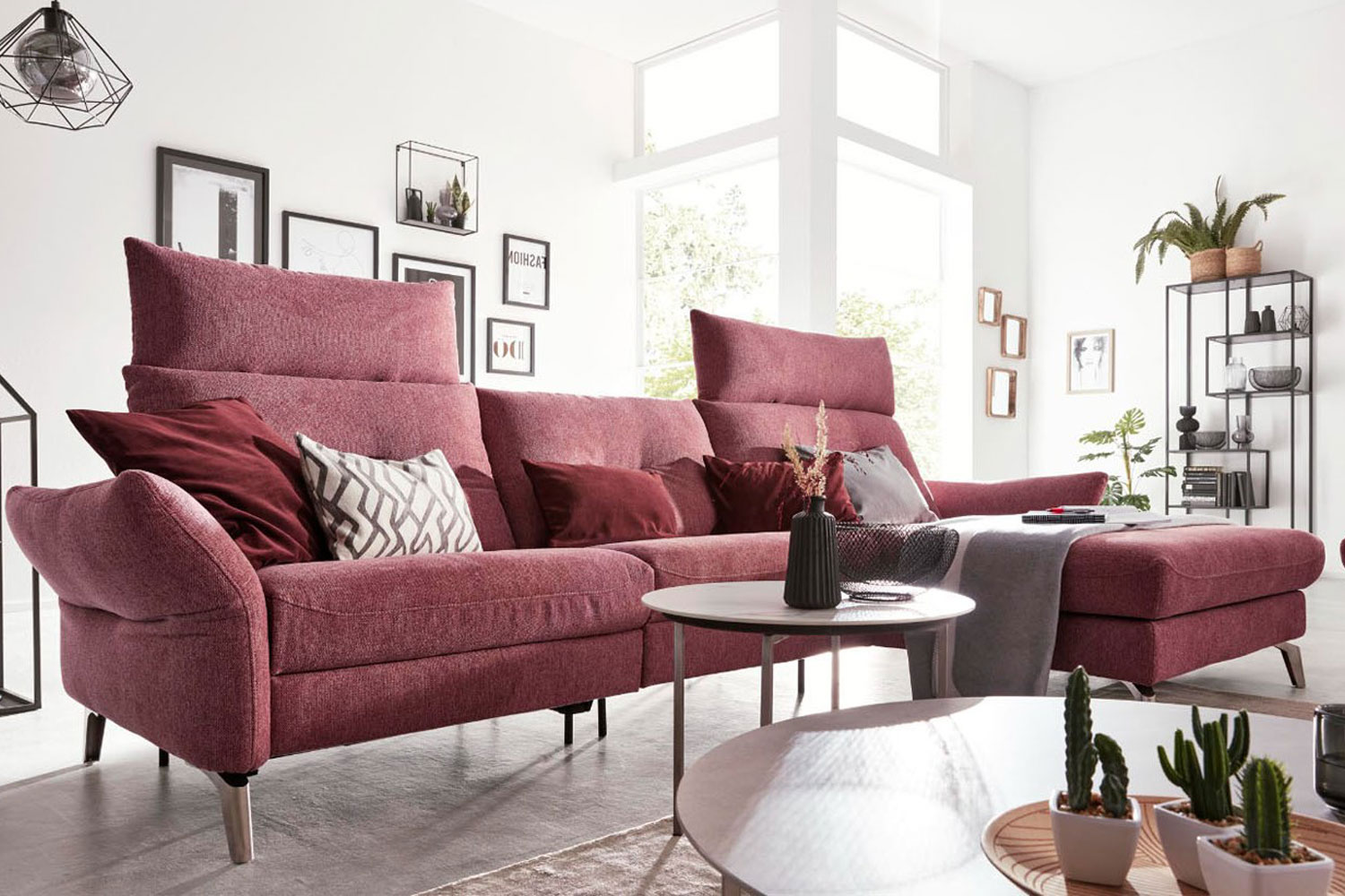 Interliving Ecksofa Stoff IL 4400