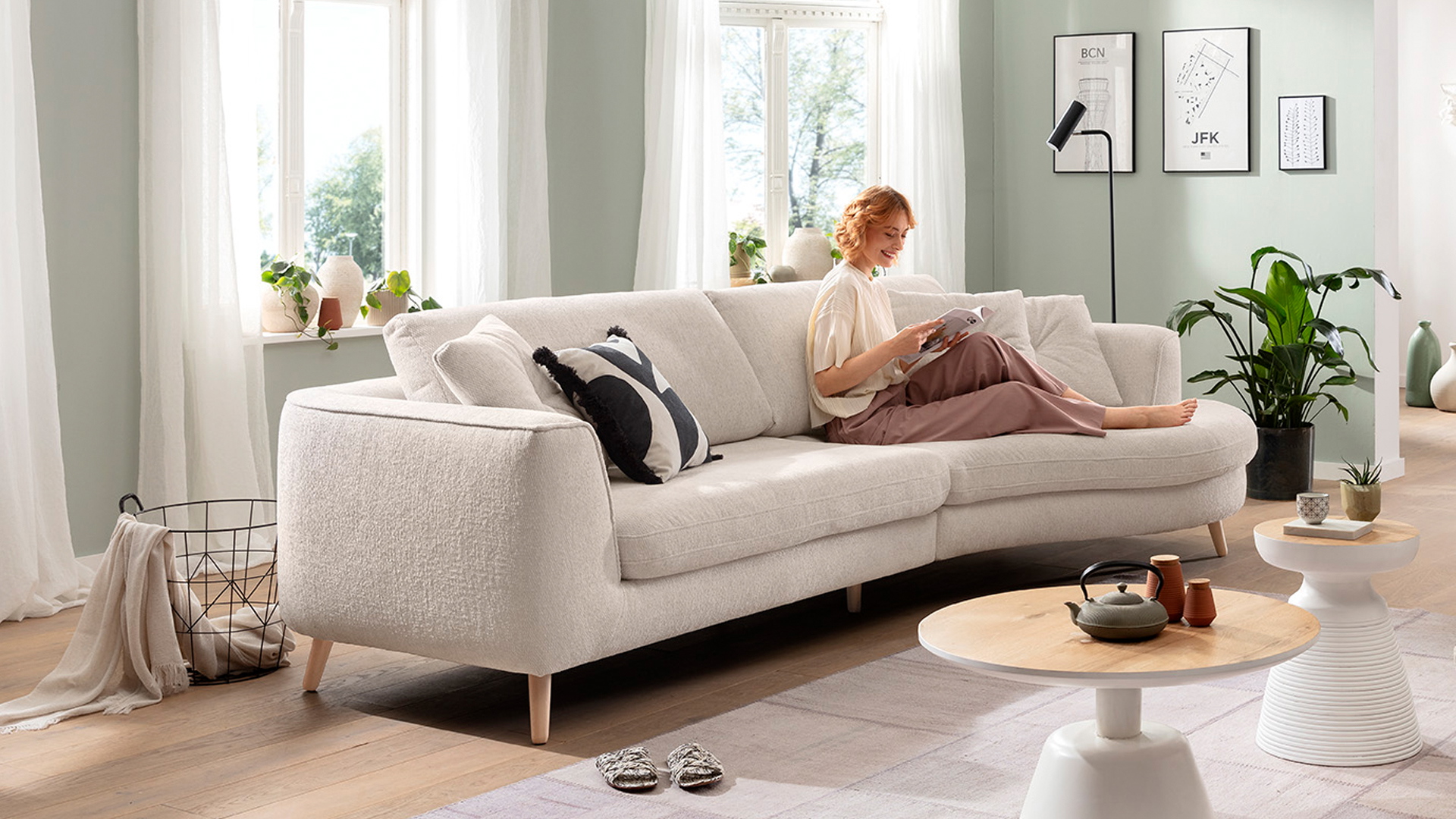 Ginger Moon Big Sofa Carpino in Stoff Ginger Moon Big Sofa Carpino in Stoff -0310Carpino00WW