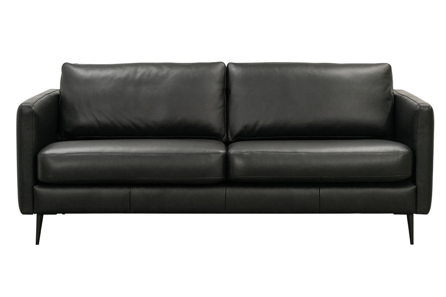 Ledersofa im trendigen Scandi Style