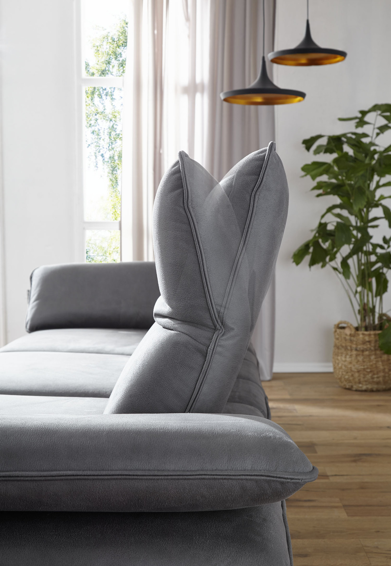 W.Schillig Ecksofa  Broadway 16777 Stoff mit Funktionen