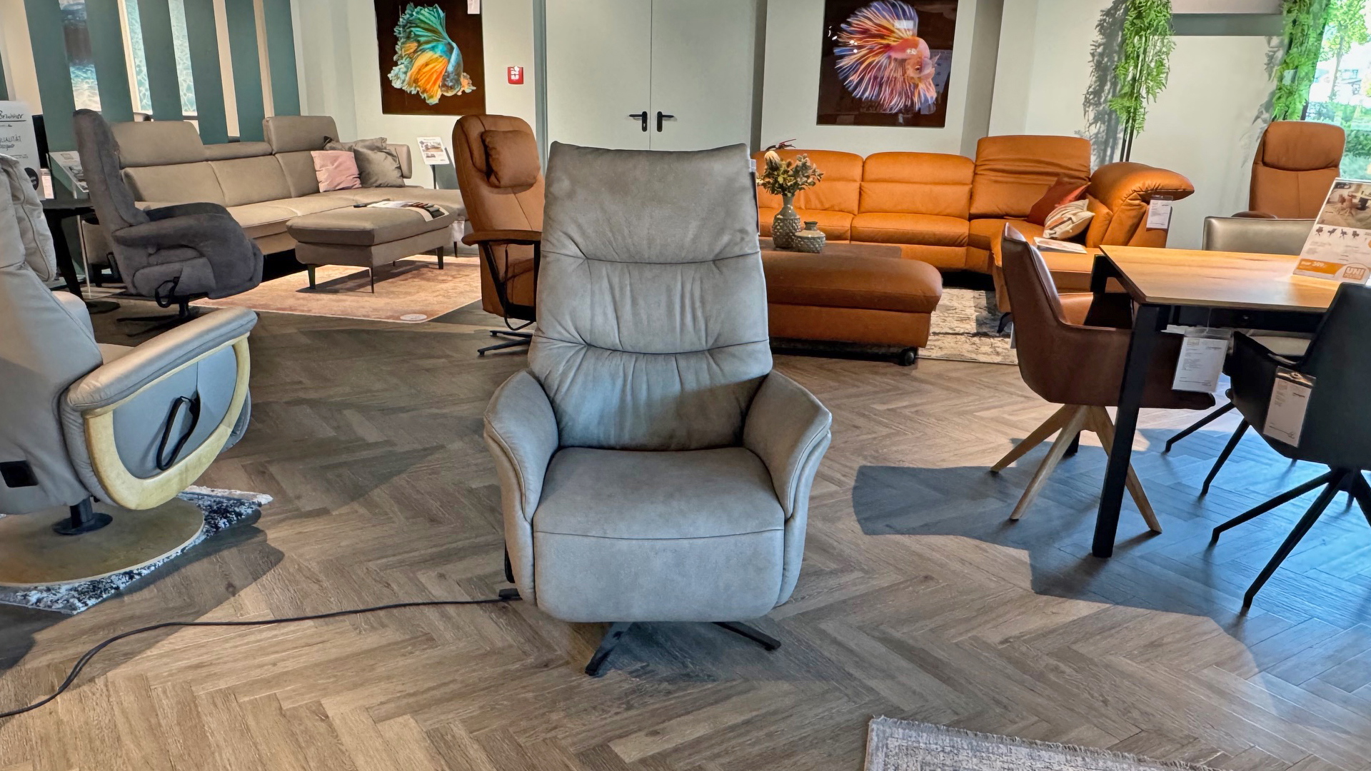 Himolla Massagesessel mit 2-motorischer Relaxfunktion in Leder  -0147109200-04WW-A