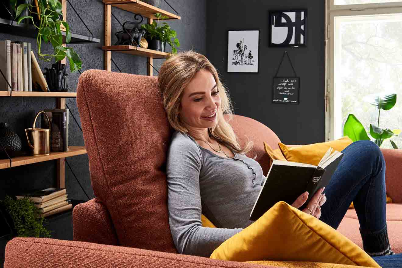 Mega Sofa Dublin mit gesteppter Optik