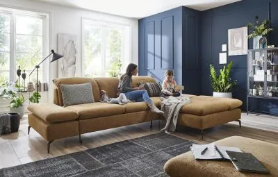 Ecksofa Lavina in Stoff