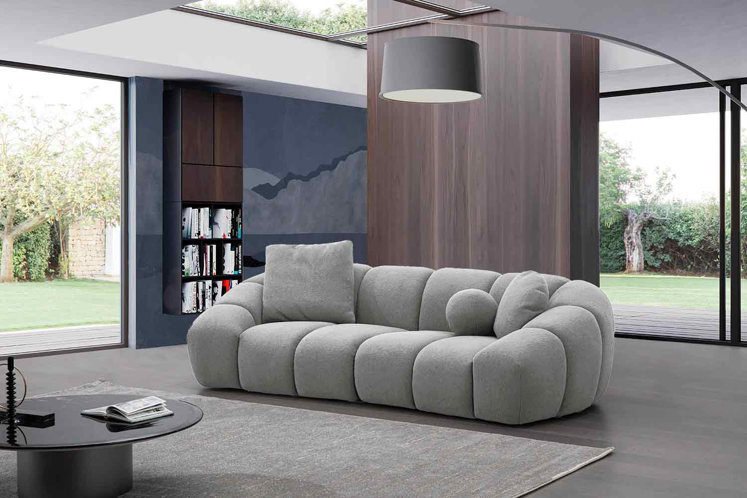 CAMPO DE´FIORI Marcello Designer Sofa 2-Sitzer in Stoff