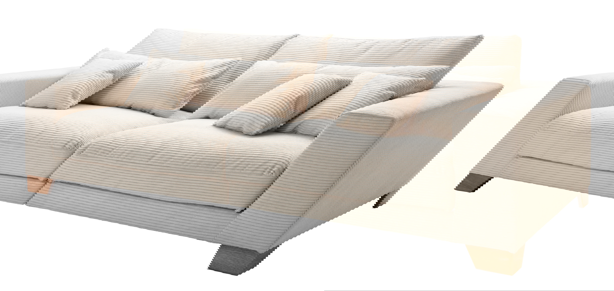 Big Sofa Play inkl. Kissen in Trendstoff Cord