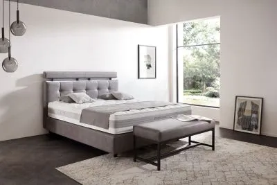 Boxspringbett Zensoo Bright 180x200cm mit Wendematratze 