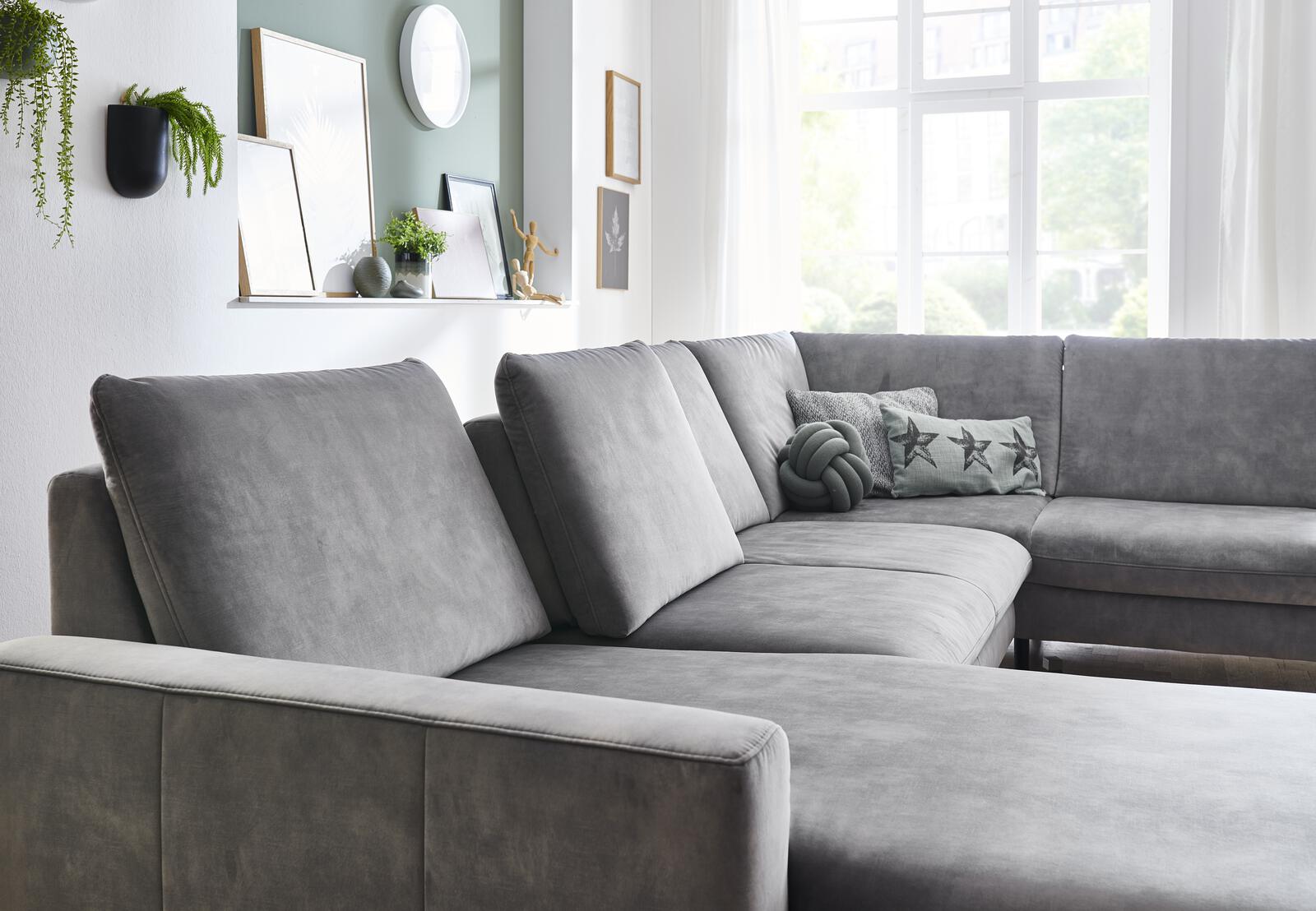 Modulmaster Wohnlandschaft Tailor in Stoff