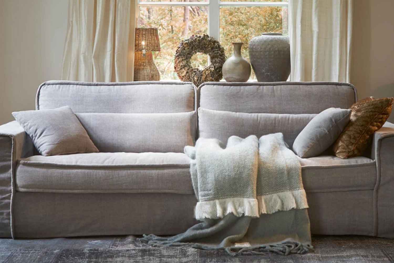 Rivièra Maison Metropolis Sofa 3,5-Sitzer in Stoff 