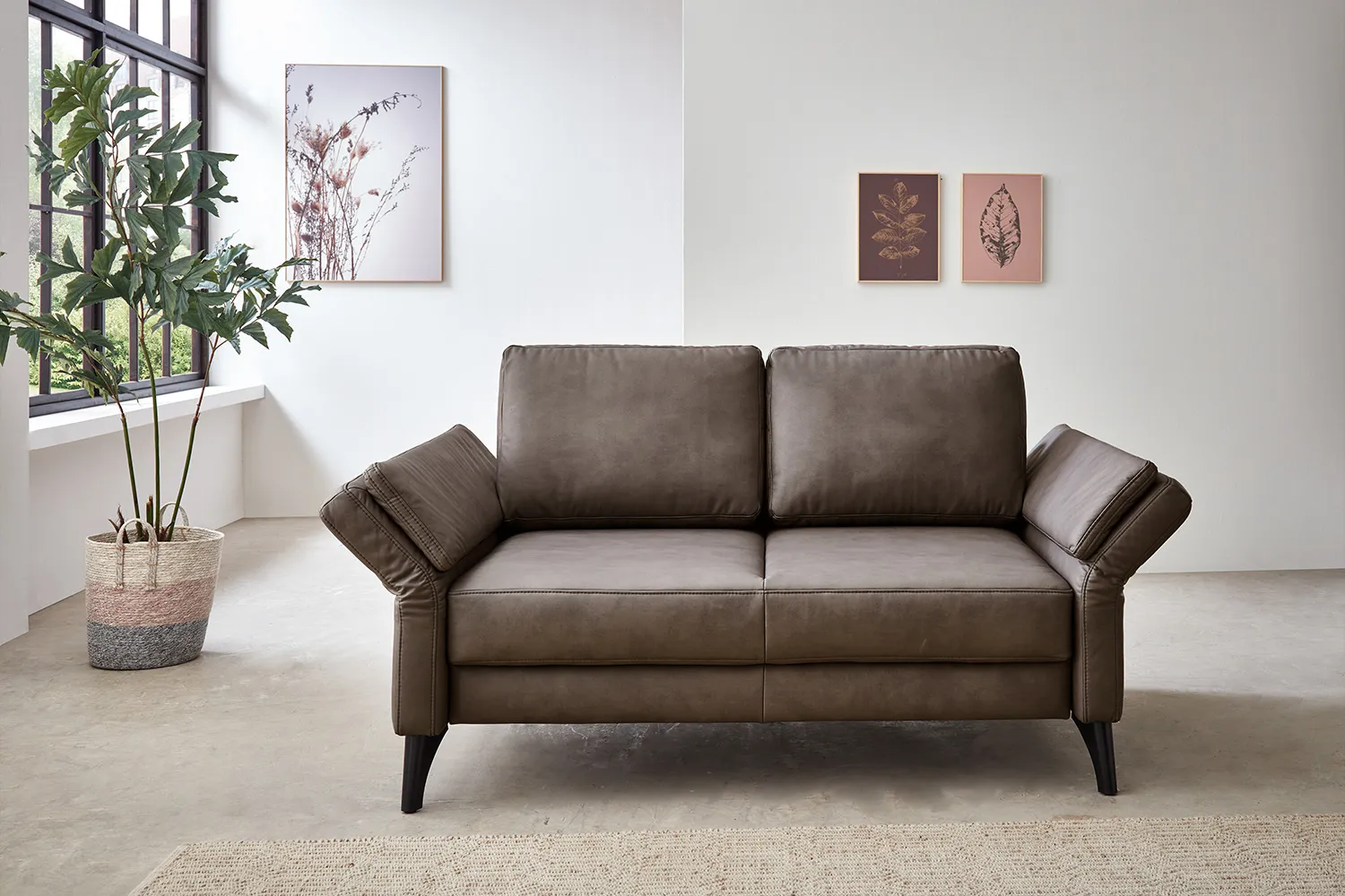 Schlafsofa in Stoff mit Easy Lift Funktion