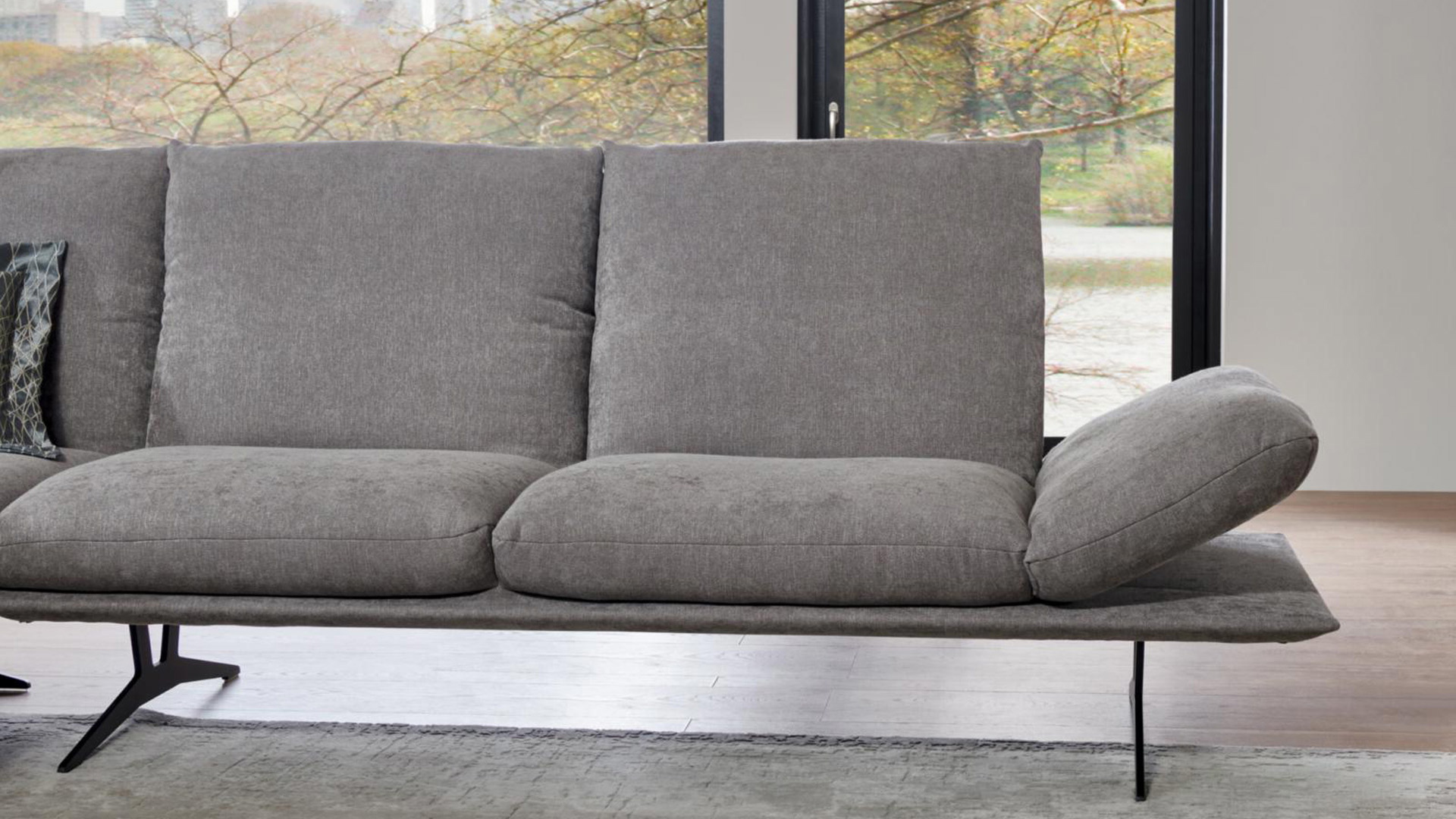 Koinor Francis Ecksofa in Stoff mit Funktionen 