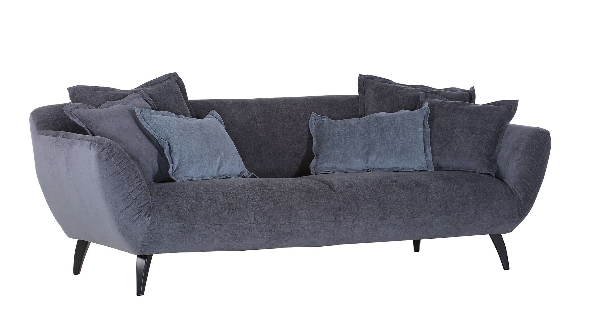 Ginger Moon Big Sofa Mocca mit Kissen in Stoff-0310MoccaWW