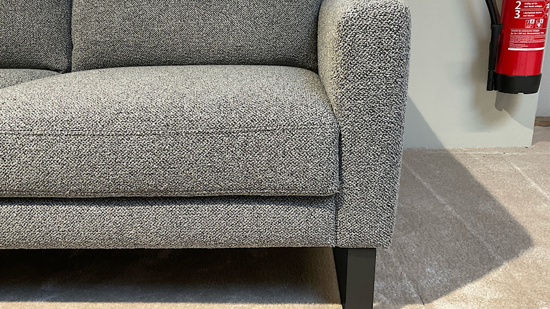 Ecksofa mit Kopfstütze in Stoff-0377800012-40WW-A