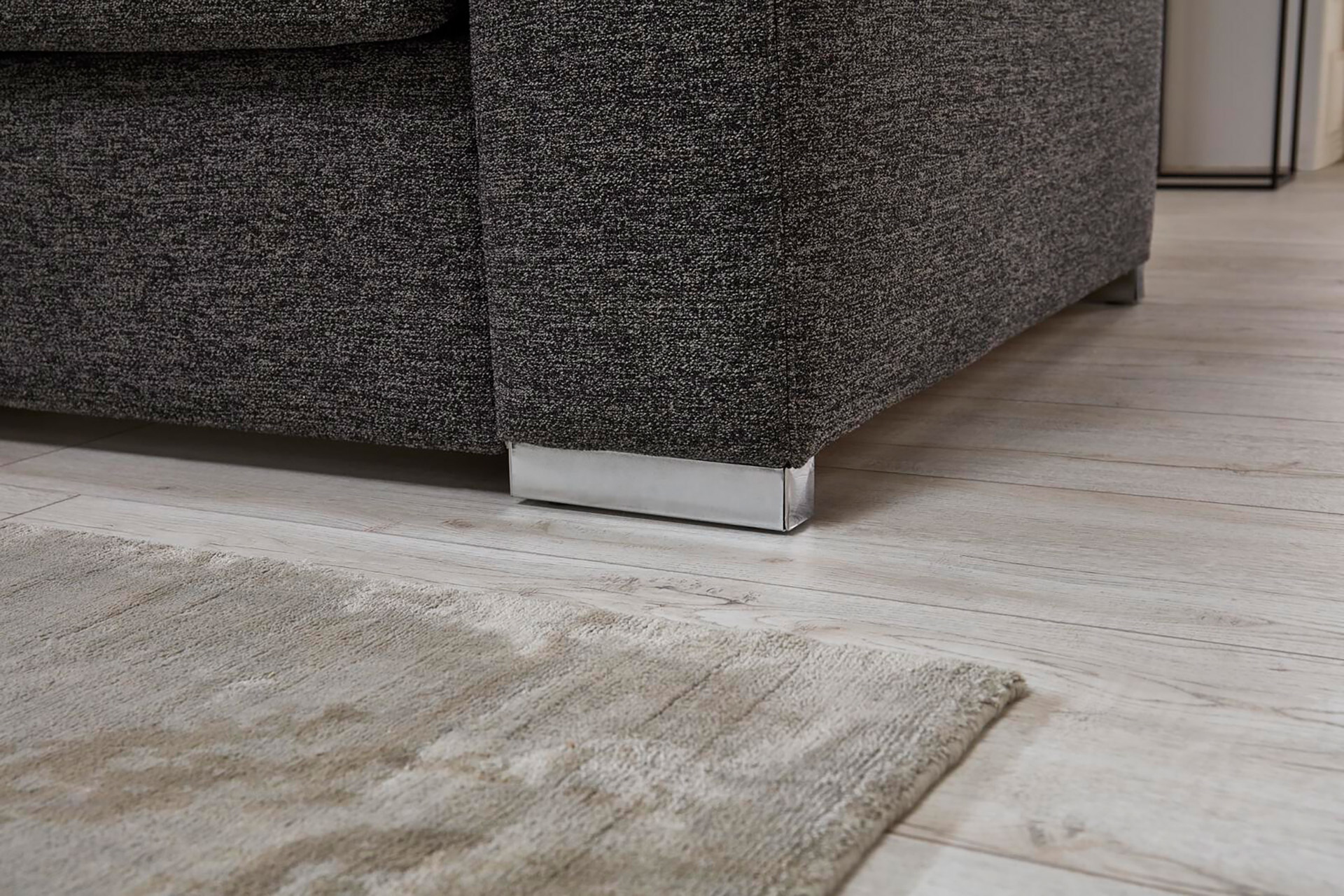 Stoff Schlafsofa mit Schlaffunktion Matratze