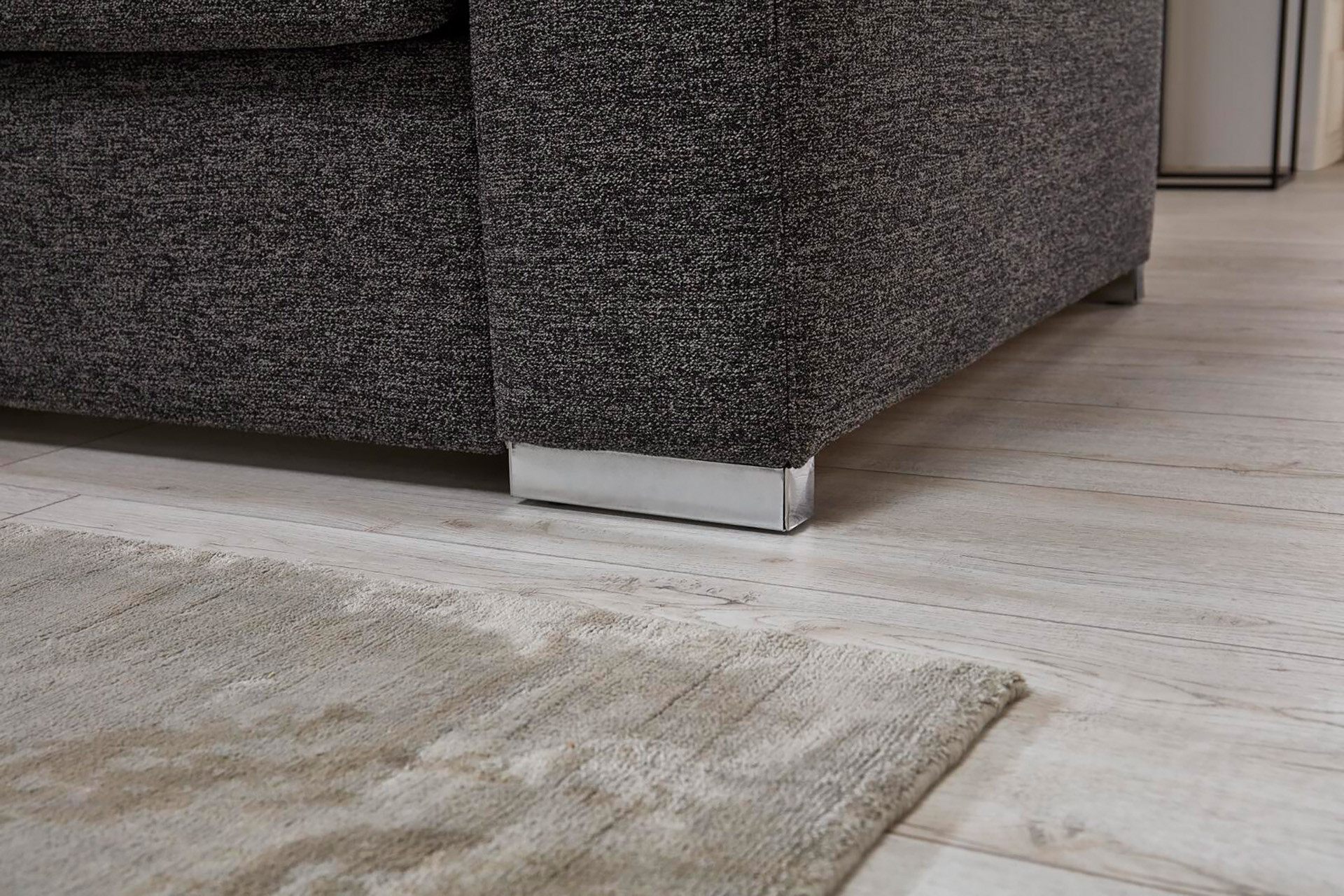 Stoff Schlafsofa mit Schlaffunktion Matratze