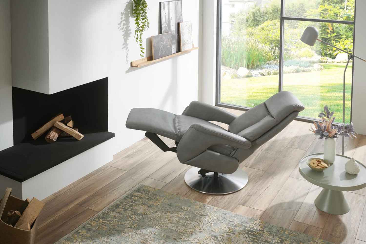 Relaxsessel inkl. Relaxfunktion in Leder