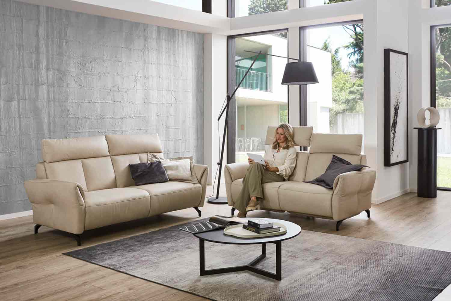 Thomas Brunner Edition 6 Couchgarnitur in Leder