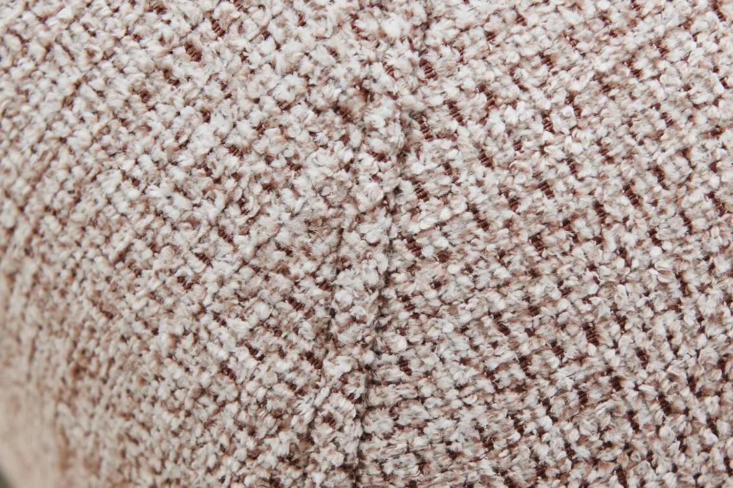 Ecksofa in L-Form mit Sitztiefenverstellung in Stoff Rosa