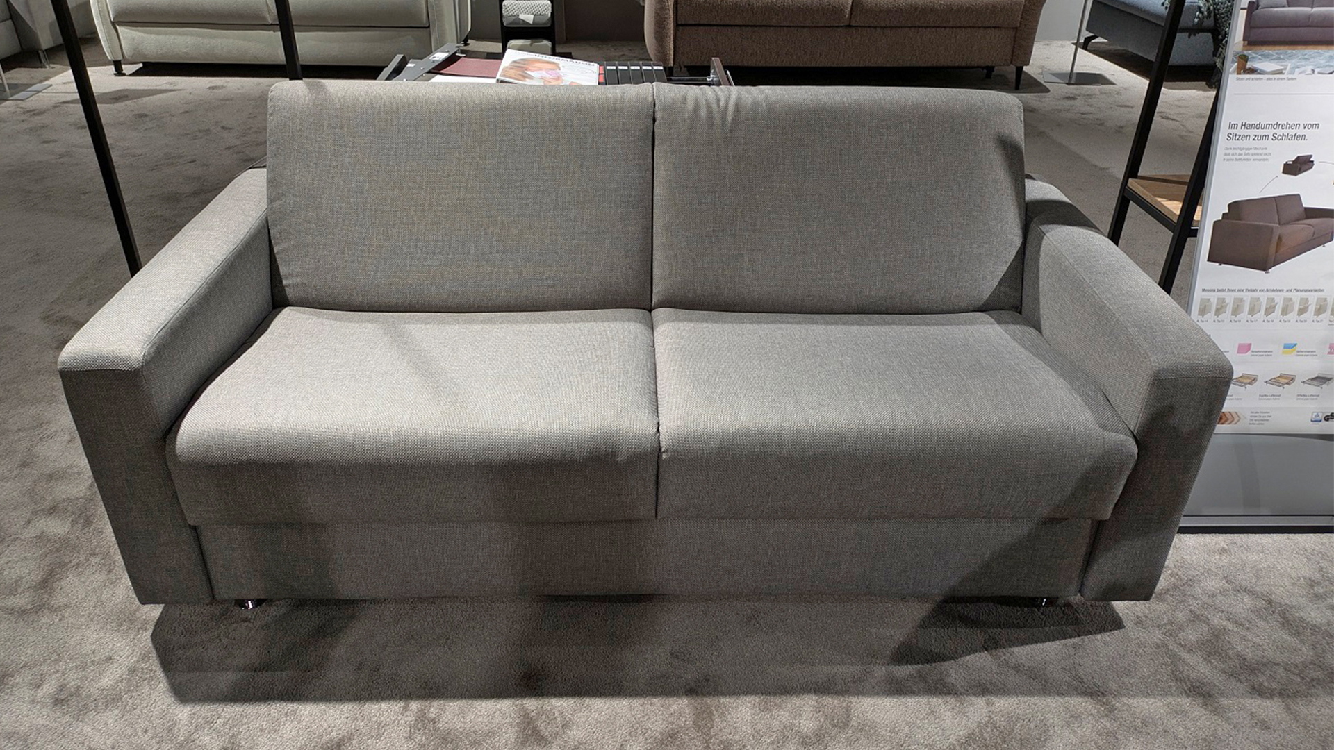 Bali Schlafsofa mit Kaltschaummatratze in Stoff-0459020436-33WW-A