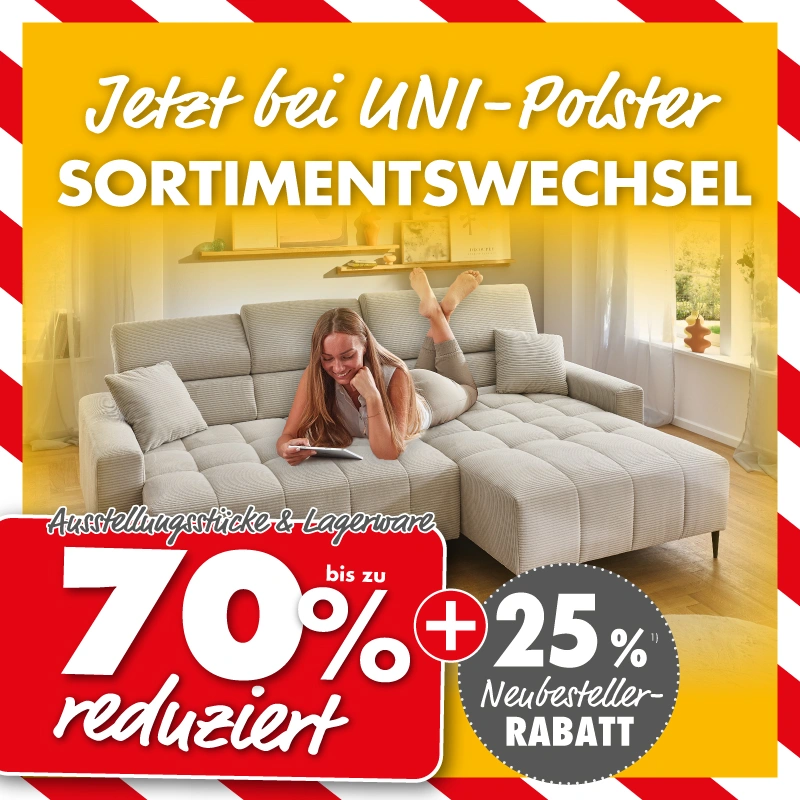 70 prozent Sortimentswechsel bei UNI-Polster (mobil)