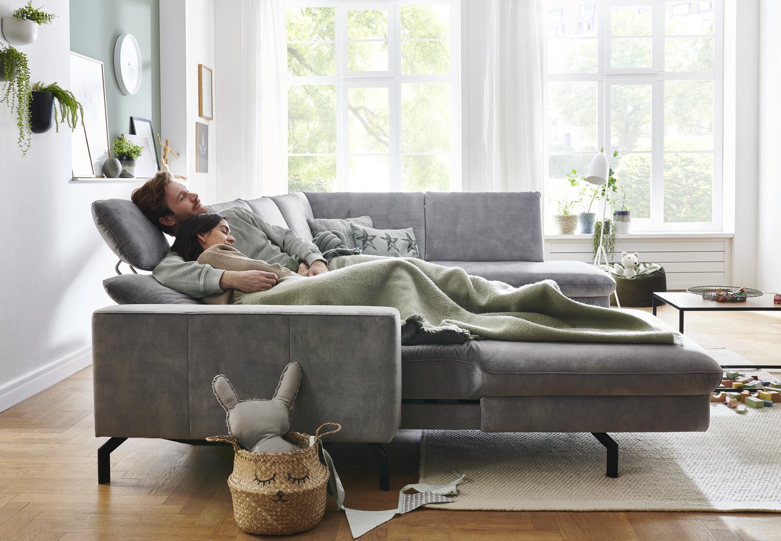 Modulmaster Wohnlandschaft Tailor in Stoff