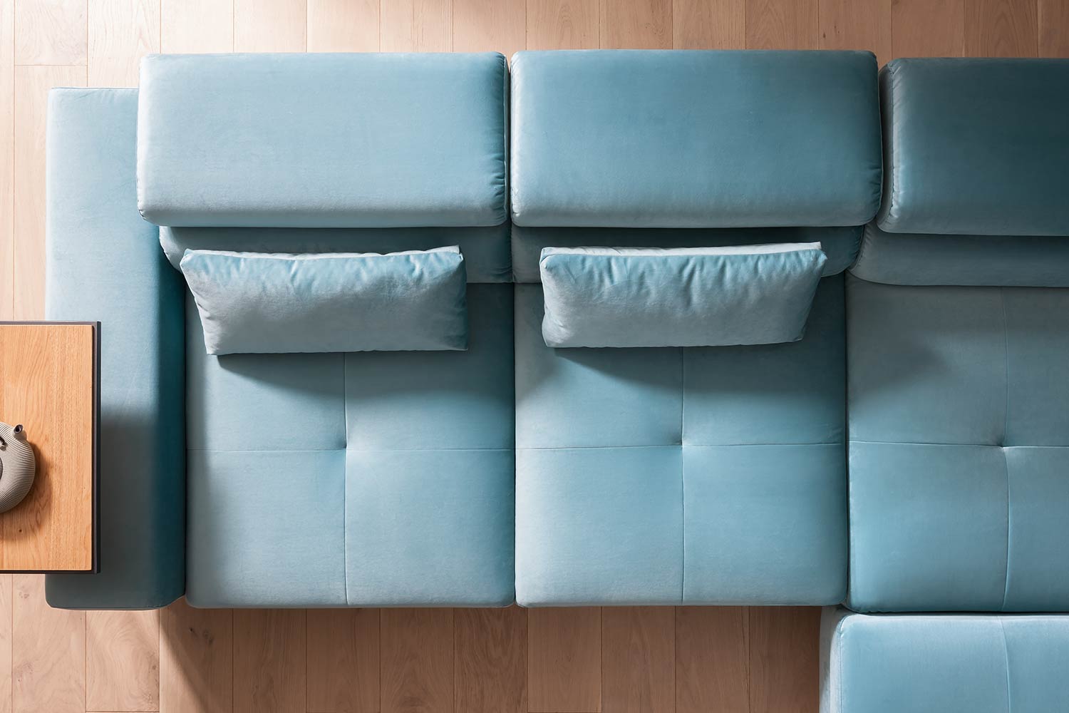 Gallery M Ecksofa FELICIA in Samtstoff