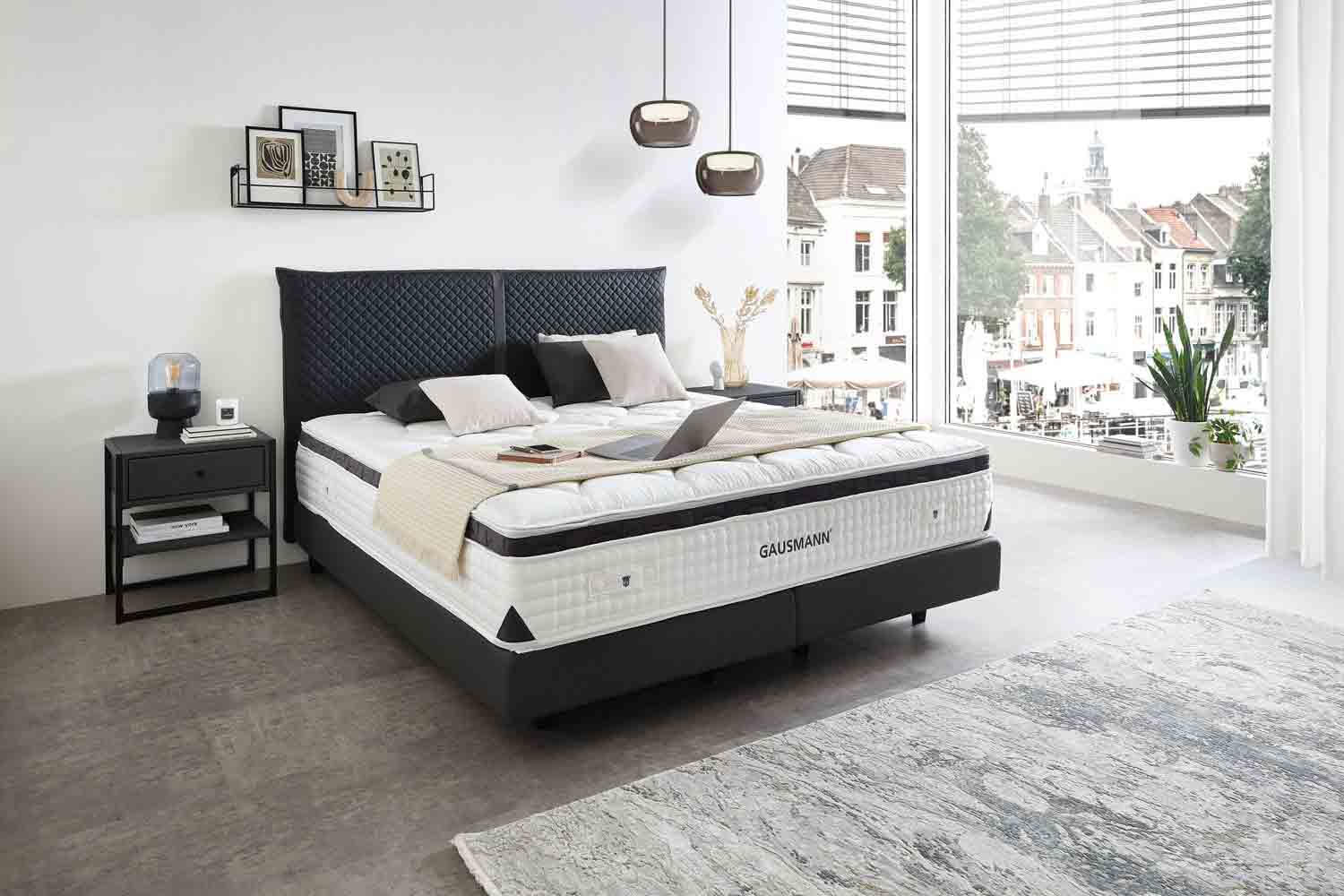 Boxspringbett Diamond 180x200cm mit Wendematratze