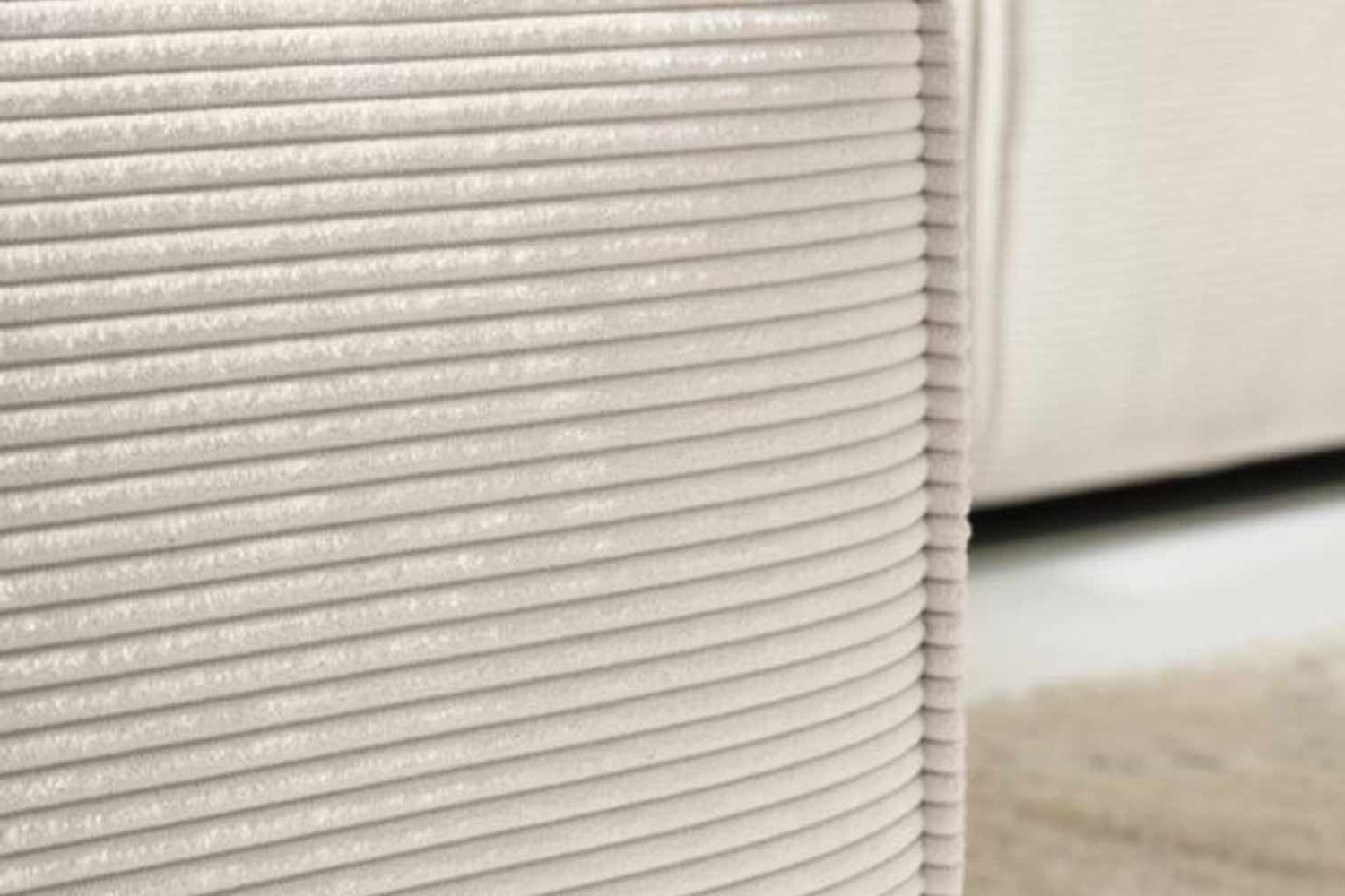 Ecksofa Roomio 4100 in Trendstoff  Cord