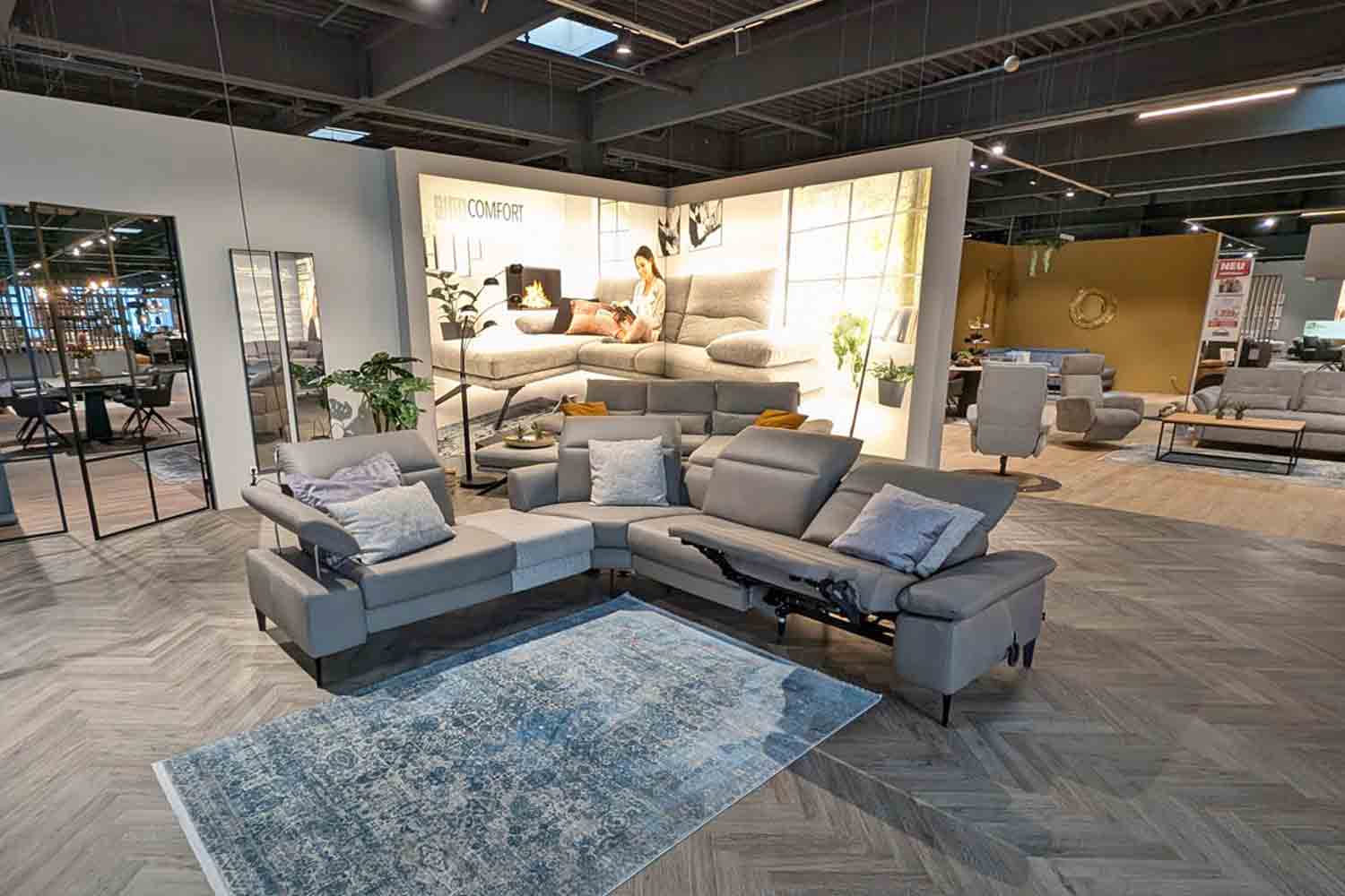 Thomas Brunner Ecksofa Edition No.4 inkl. motorischer Relaxfunktion in Leder