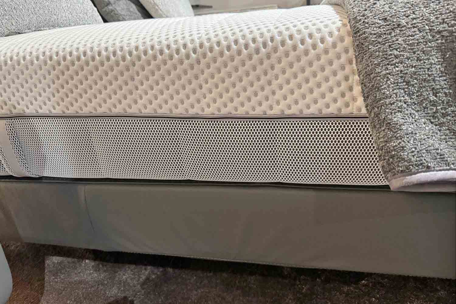 Thomas Brunner Leder Boxspringbett inkl. Nachtkonsolen und Bettbank