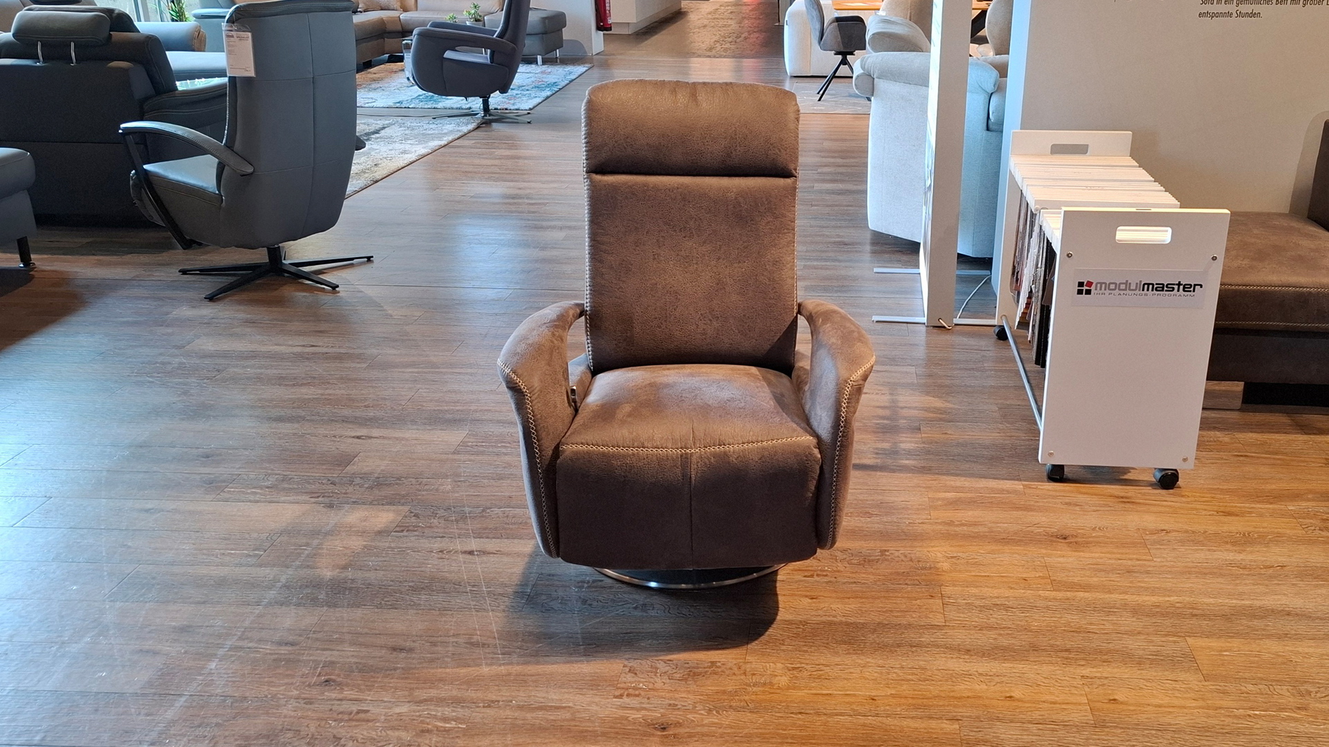 Modulmaster Relaxsessel mit manueller Relaxfunktion in Mikrofaser-0126024703-36WW-A