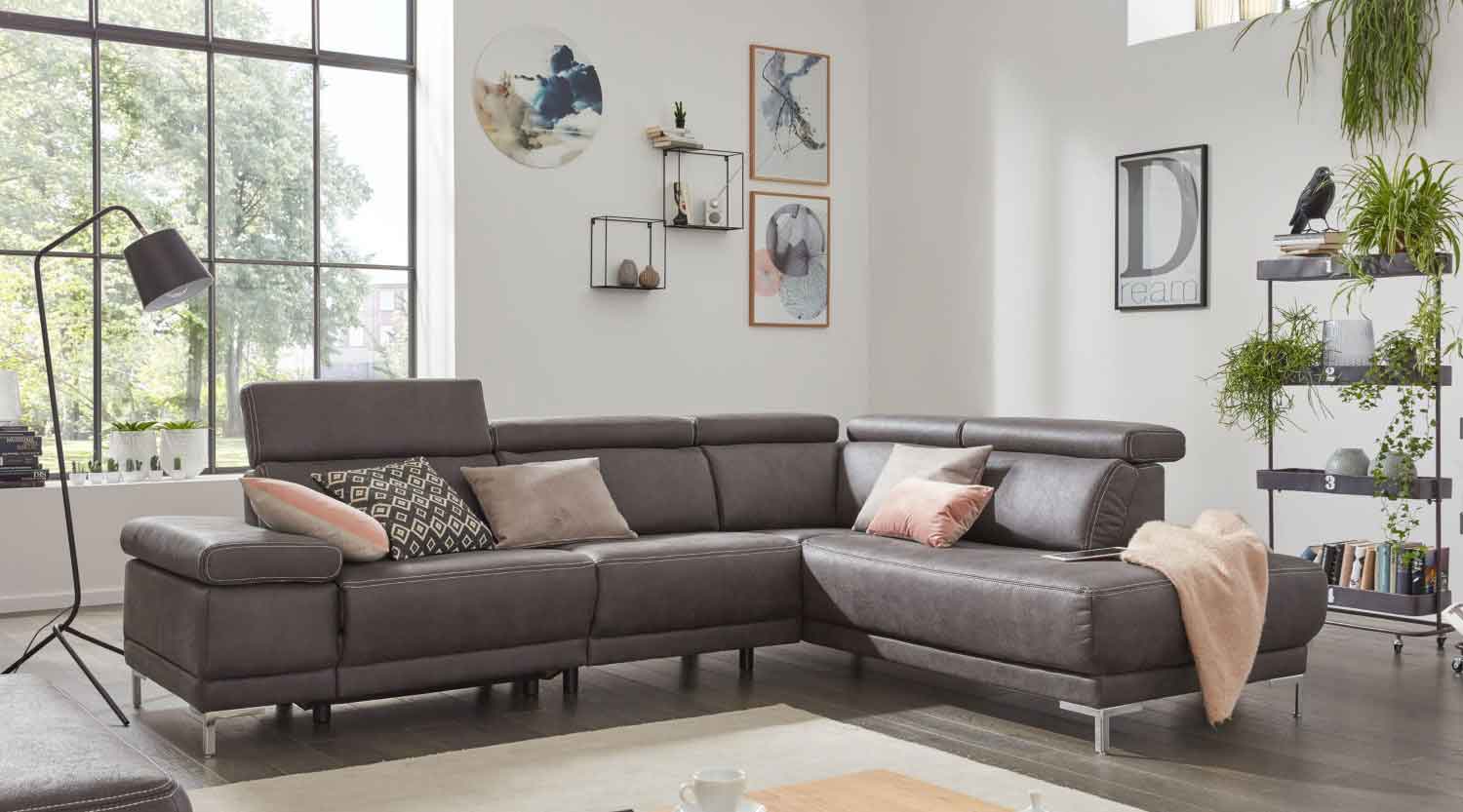 Interliving Ecksofa IL 4252 inkl. motorischer Relaxfunktion in Mikrofaser