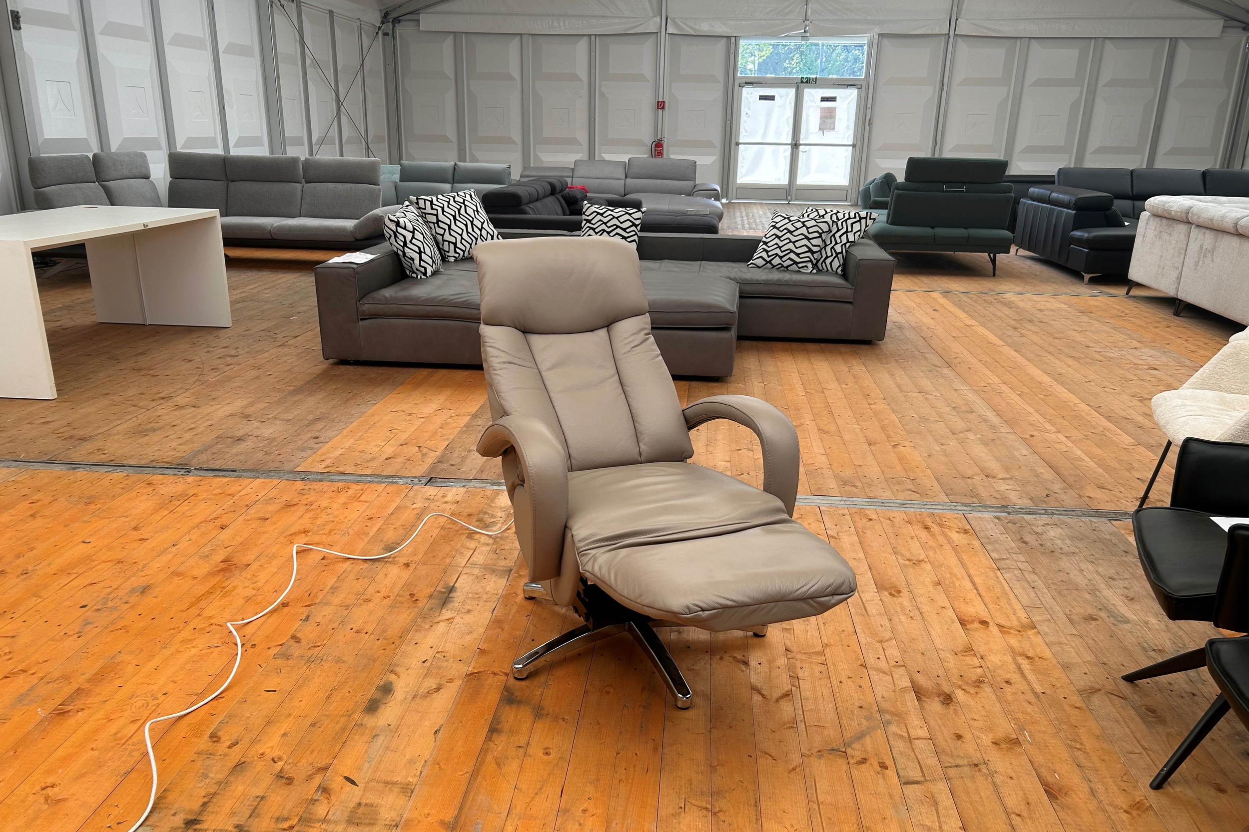 Relaxsessel inkl. 3-motorischer Relaxfunktion mit Aufstehhilfe in Leder -09798000154-35WW-A