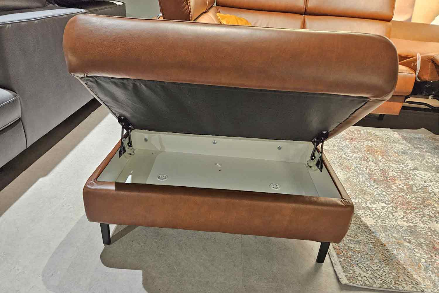 Interliving Ecksofa IL 4060 inkl. Funktionen in Leder 