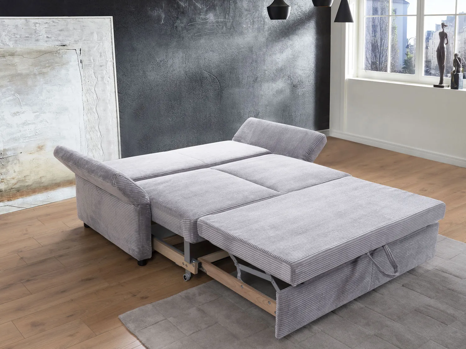Schlafsofa in Cord