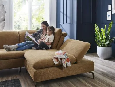 Ecksofa Lavina in Stoff