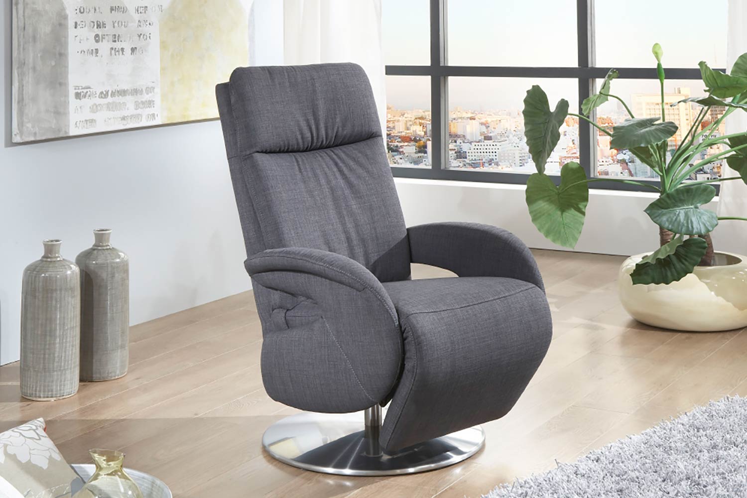 Relaxsessel in stoff
