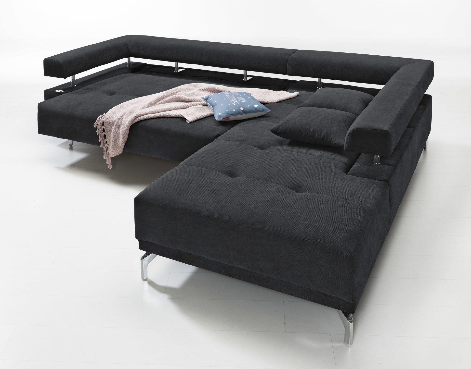Ecksofa Dream mit motorischer Sitztiefenverstellung in Stoff-06460128WW.10
