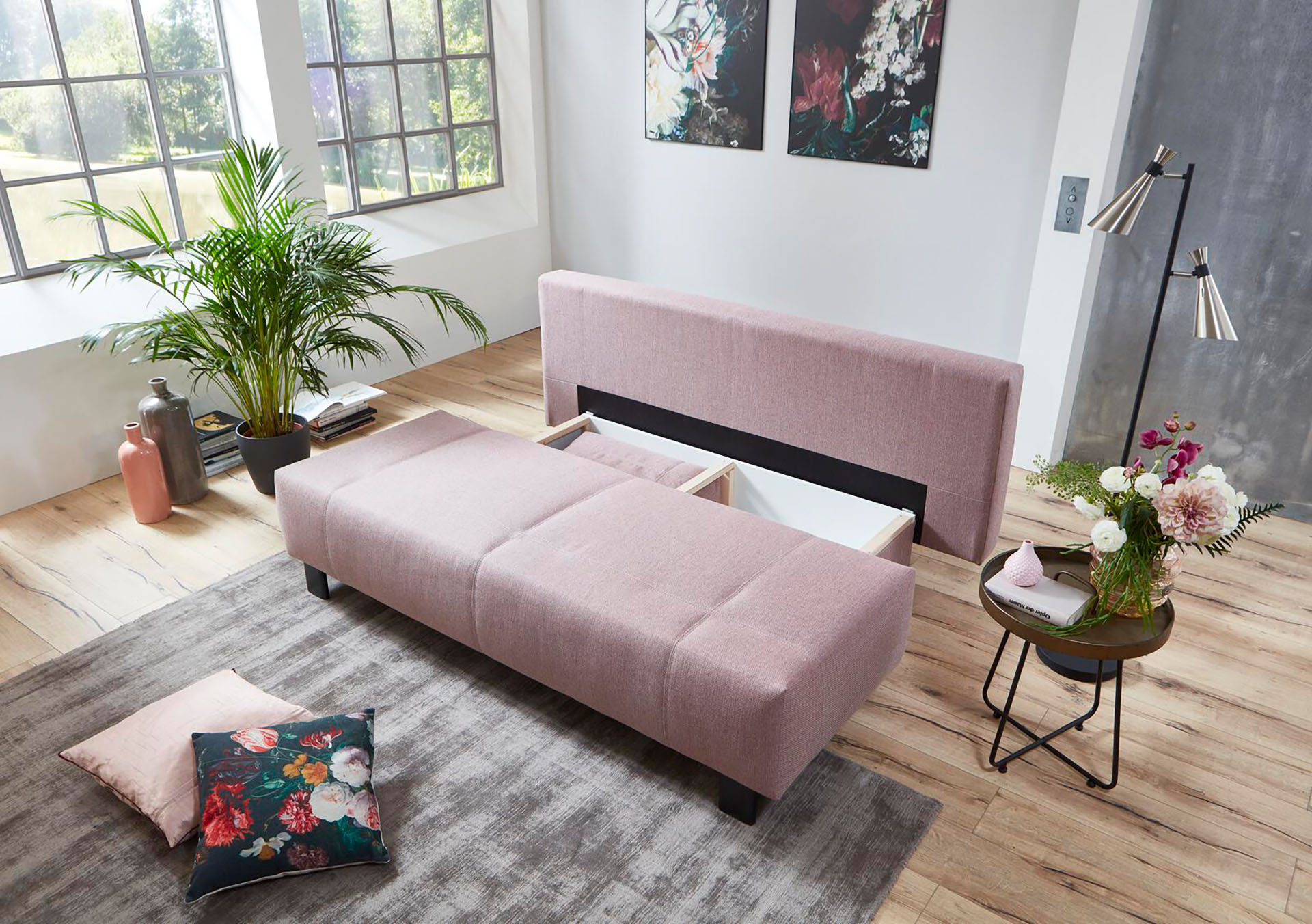 Schlafsofa Lambert mit Bettkasten