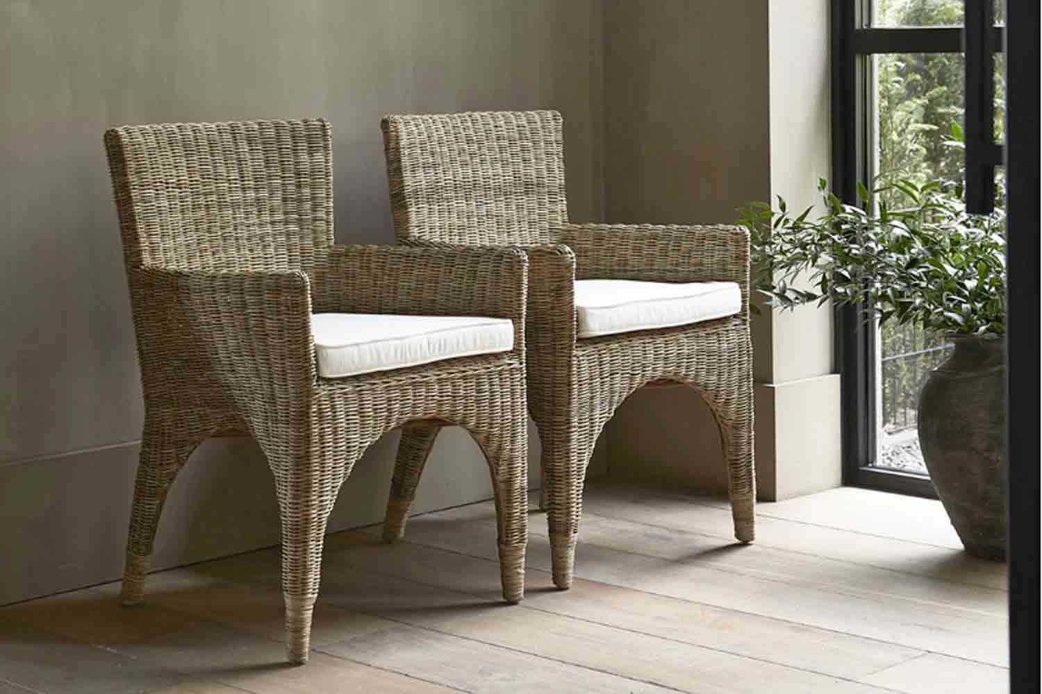 Rivièra Maison The Hamptons Esszimmerstuhl aus Rattan