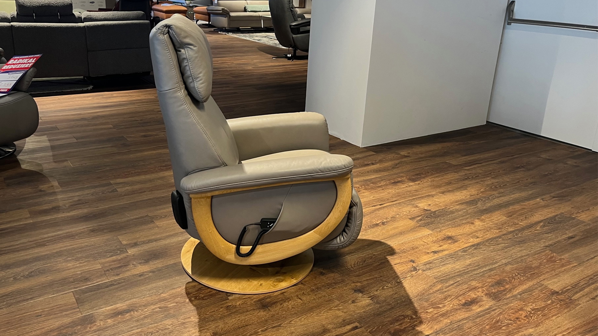 Himolla Relaxsessel mit motorischer Relaxfunktion und Akku in Leder  -0147064516 -36WW-A