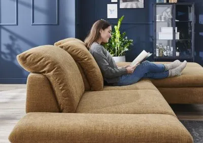 Ecksofa Lavina in Stoff