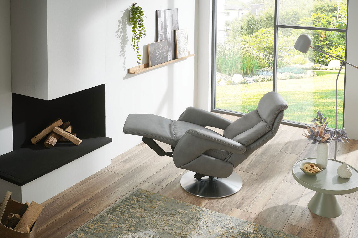 Relaxsessel inkl. manueller Relaxfunktion SmartTouch- Stoff