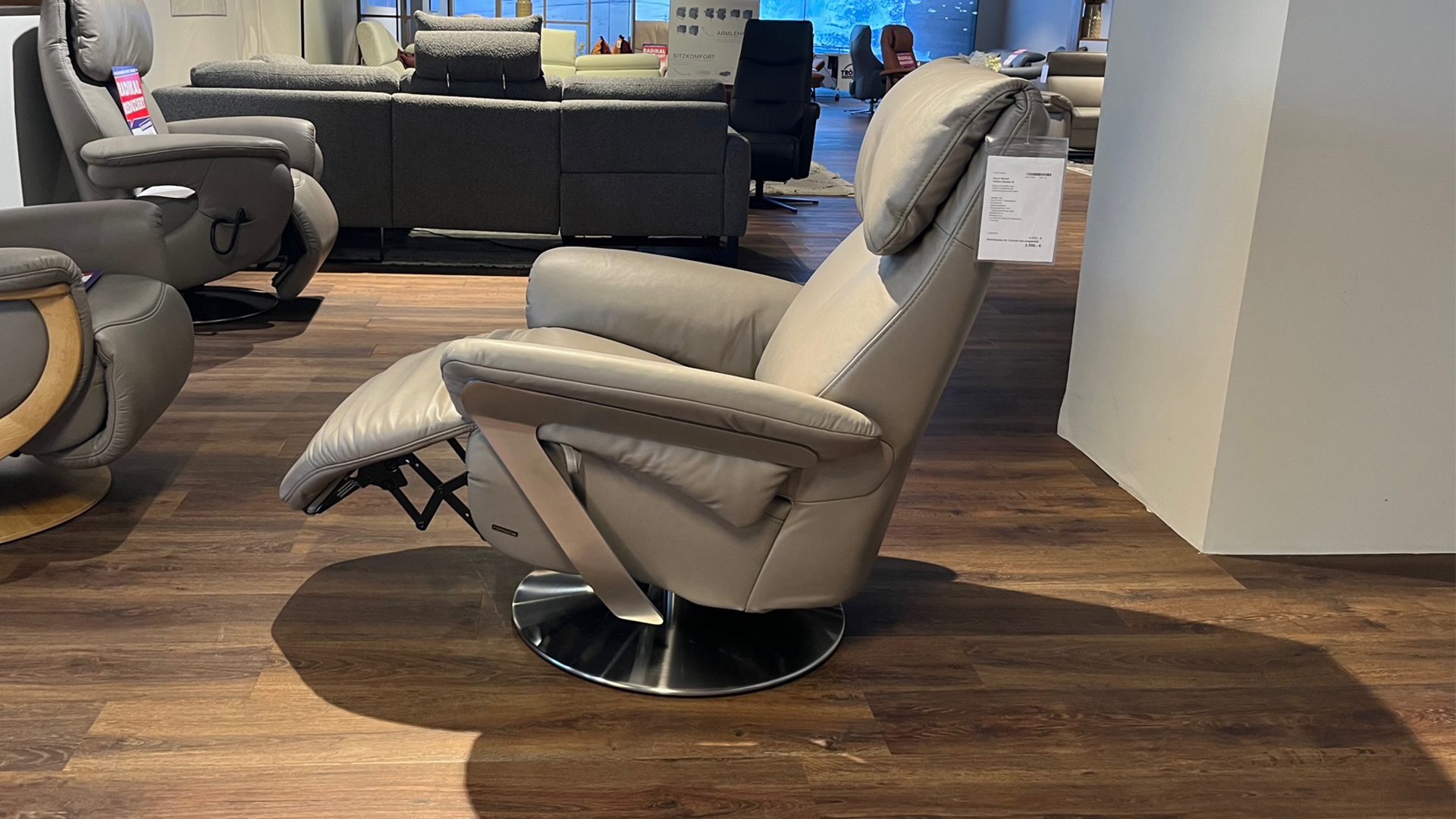 Himolla Relaxsessel mit motorischer Relaxfunktion in Leder -0147079204-36WW-A