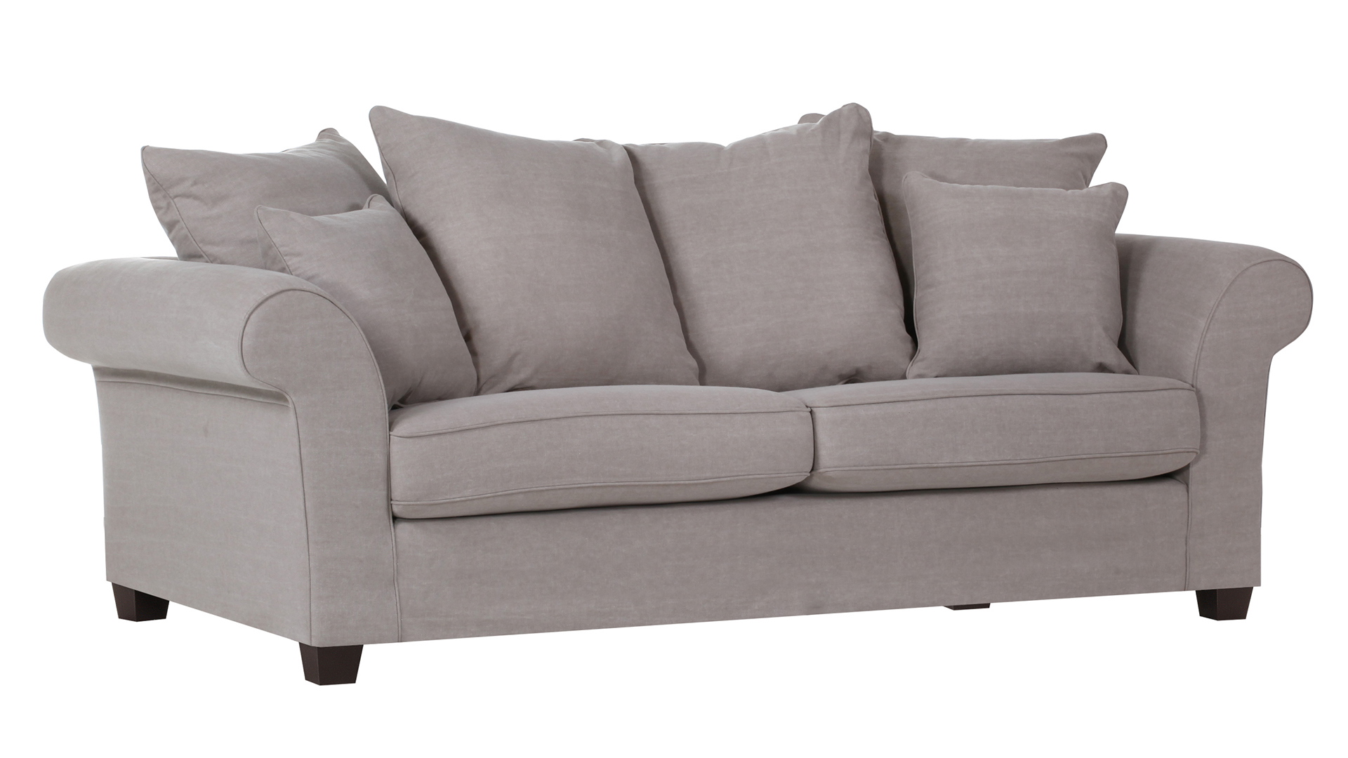 Ginger Moon Big Sofa Almelo mit losen Rückenkissen in Stoff Ginger Moon Big Sofa Almelo mit losen Rückenkissen in Stoff-03100391-WW