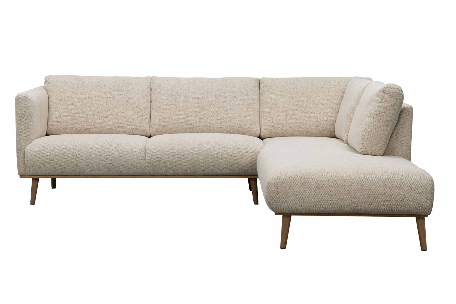 Stoff Ecksofa in trendigen Scandi Style