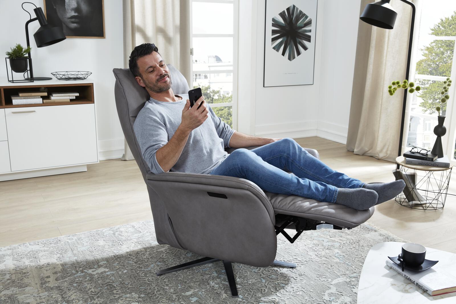 Relaxsessel Interliving 4550 mit manueller Funktion