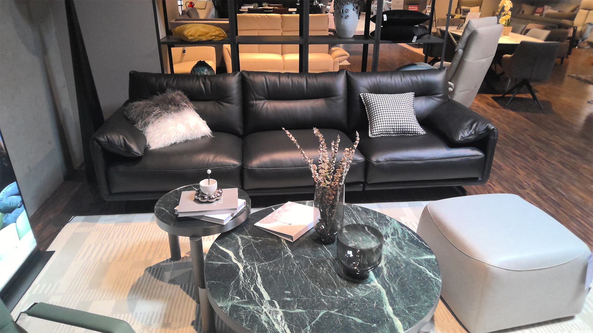 Campo de Fiori Sofa mit Armteilverstellung Antonio in Leder-0596000900-07WW-A