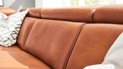 Leder Ecksofa Interliving 4060 mit 3 Motoren und Herz-Waage-Funktion