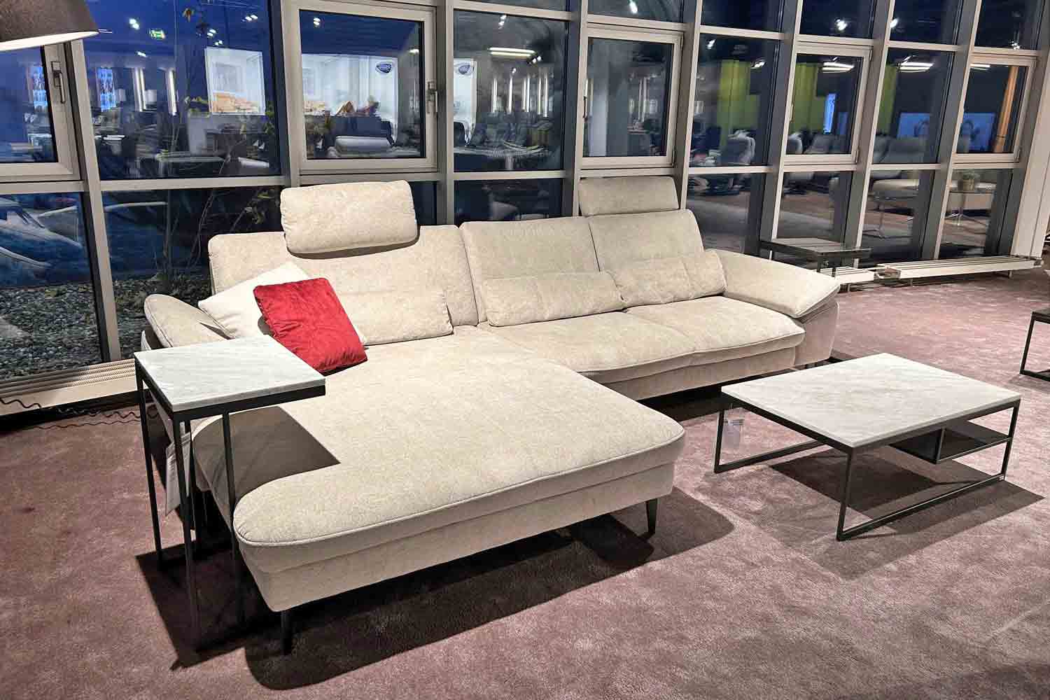 Gallery M Ecksofa Diana inkl. vielen Funktionen in Stoff
