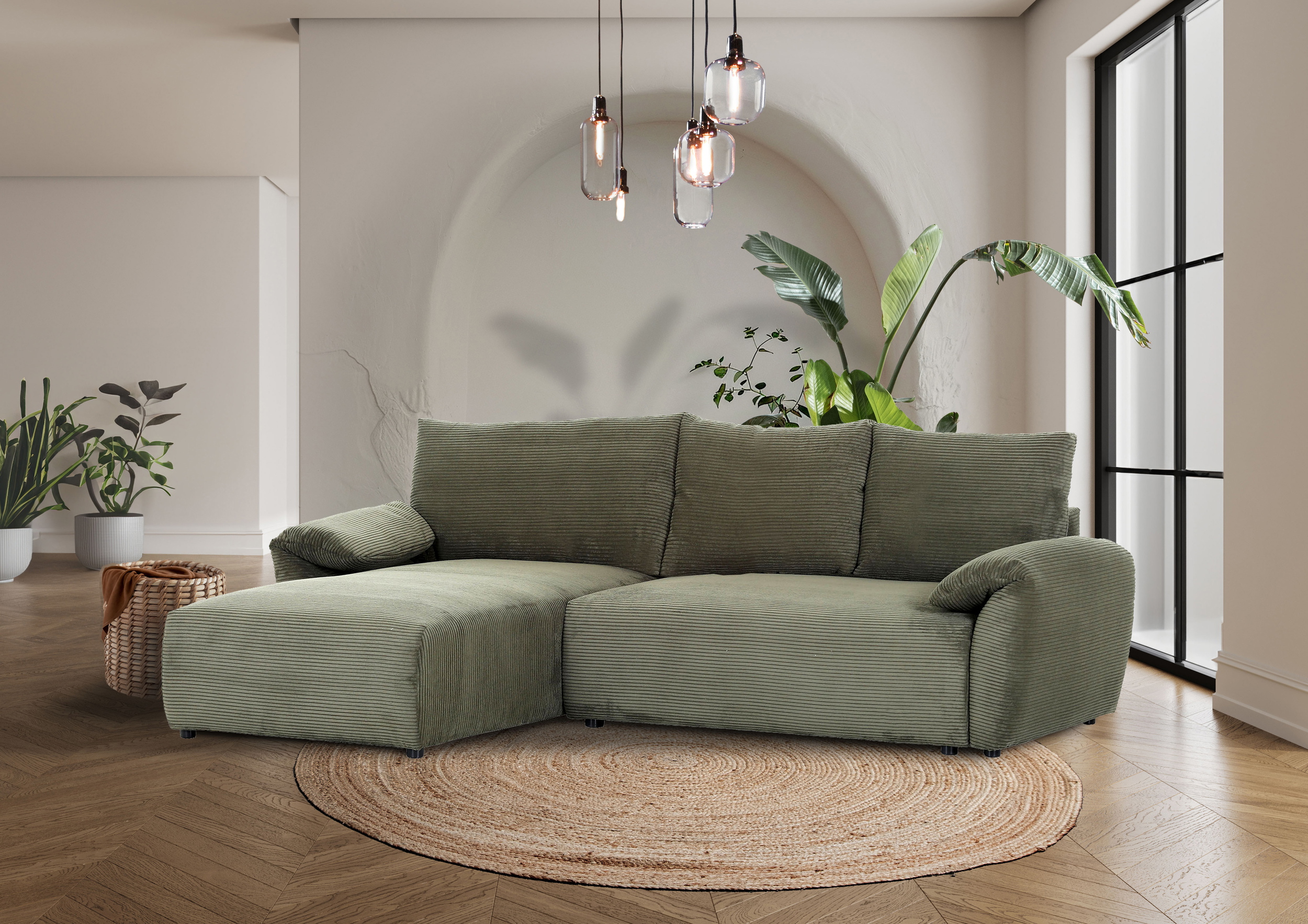 Ginger Moon Ecksofa Cuty mit Schlaffunktion in Trendstoff Cord Ginger Moon Ecksofa Cuty mit Schlaffunktion in Trendstoff Cord-0310Cuty00WW.5